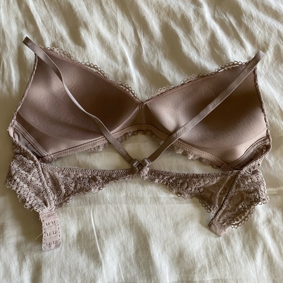 Aerie Lacy Wireless Racerback x strap bra 34C - Picture 2 of 3